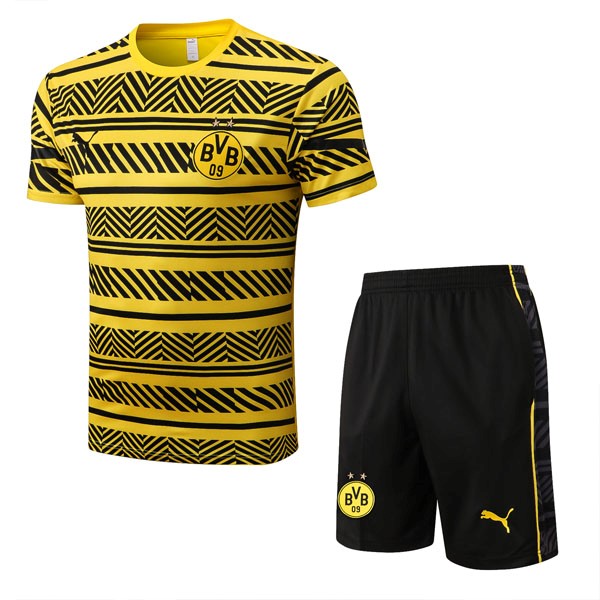 Maglia Formazione Borussia Dortmund Set Completo 22/23 Giallo